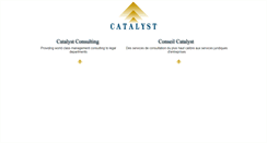 Desktop Screenshot of catalystlegal.com